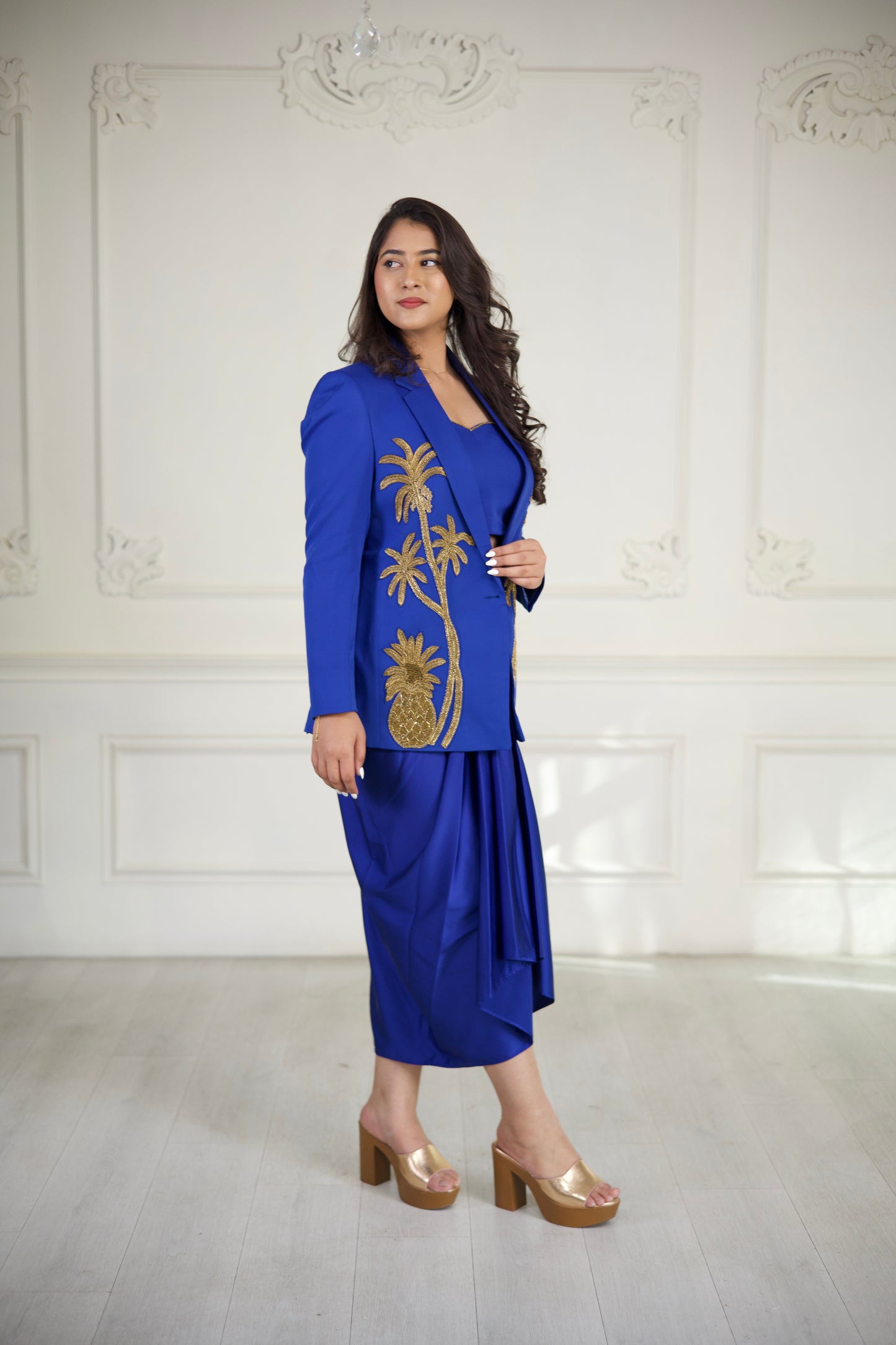 Blue Palm Luxe Co-Ord Set