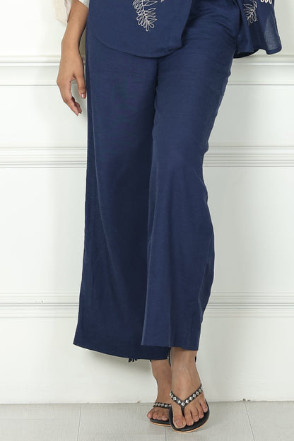 Luxe Indigo Grove Linen Pants