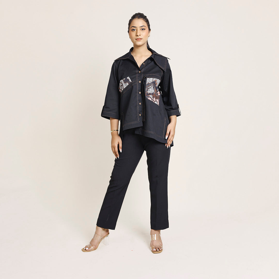 Banana Crepe Pants – Wide Leg