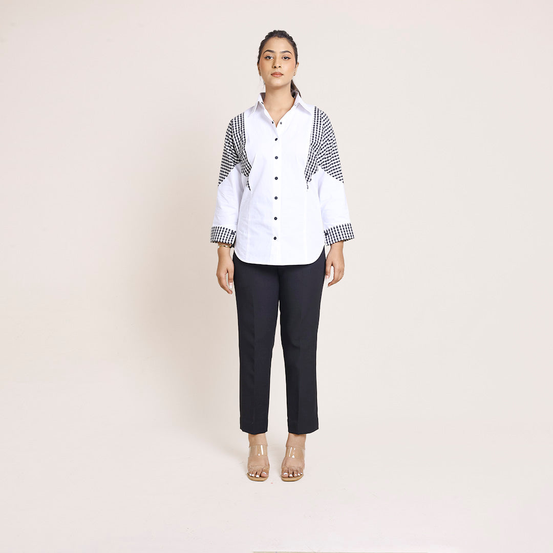 Relaxed Banana Crepe Pants – Black