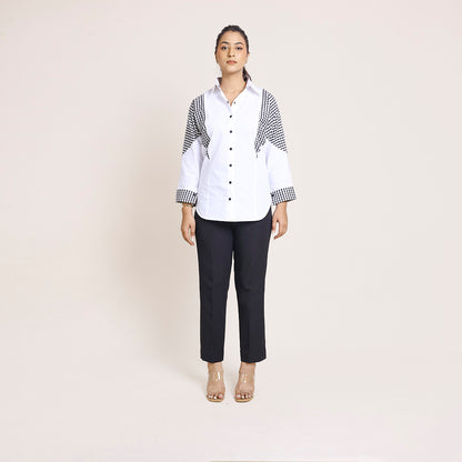 Relaxed Banana Crepe Pants – Black