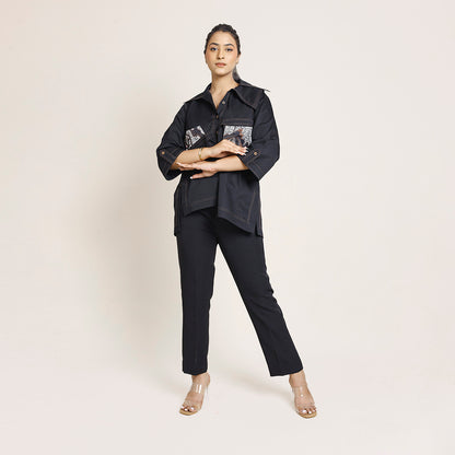 Banana Crepe Pants – Wide Leg