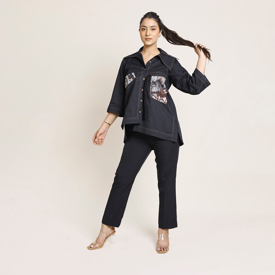 Banana Crepe Pants – Wide Leg