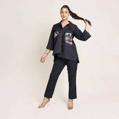 Banana Crepe Pants – Wide Leg