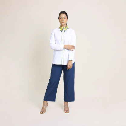 Butterfly Collar Shirt – Hand Painted