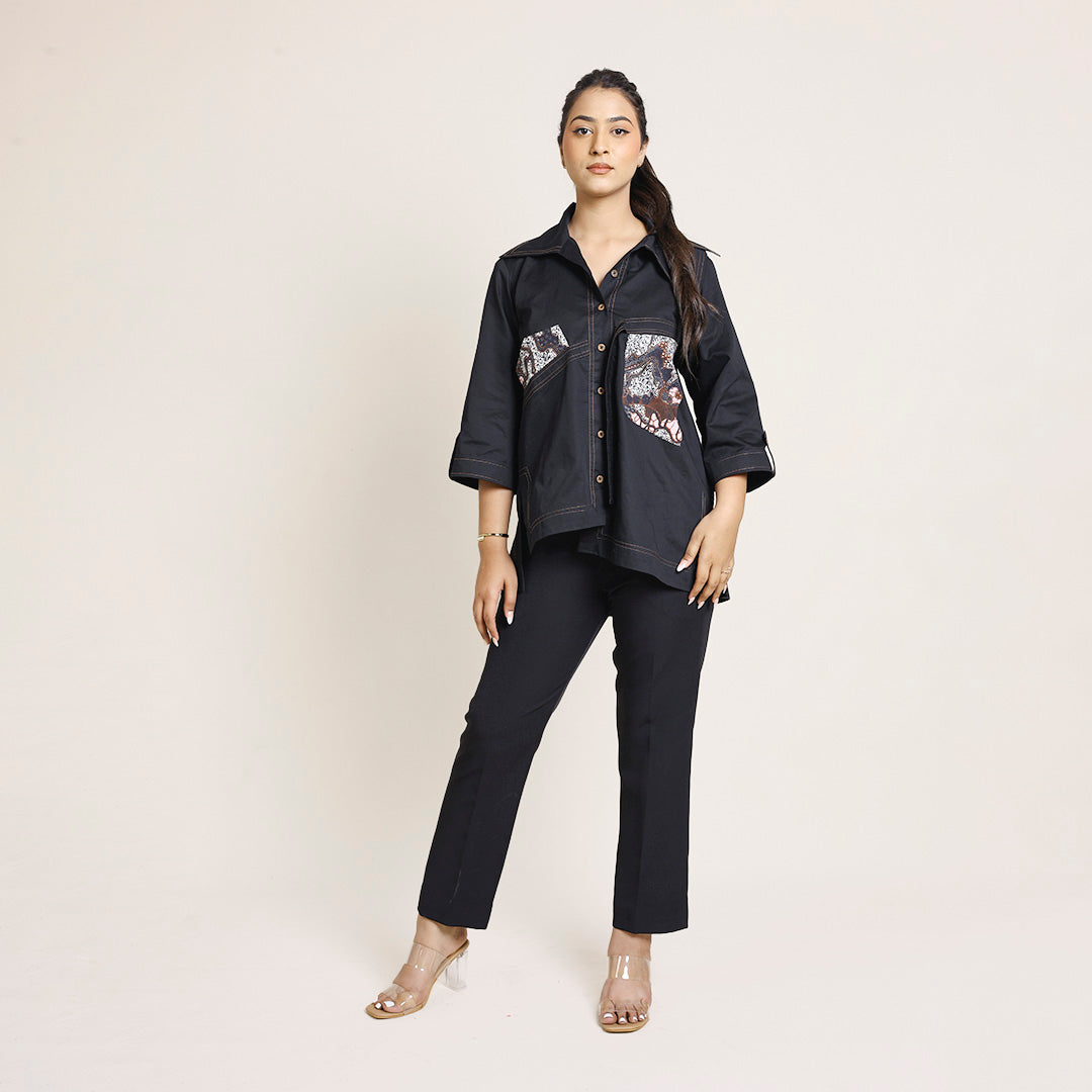 Banana Crepe Pants – Wide Leg