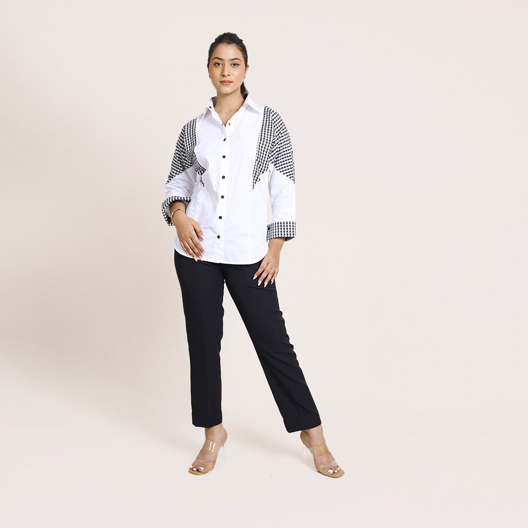 Relaxed Banana Crepe Pants – Black