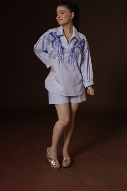 Blue Mirage Co-ord Set