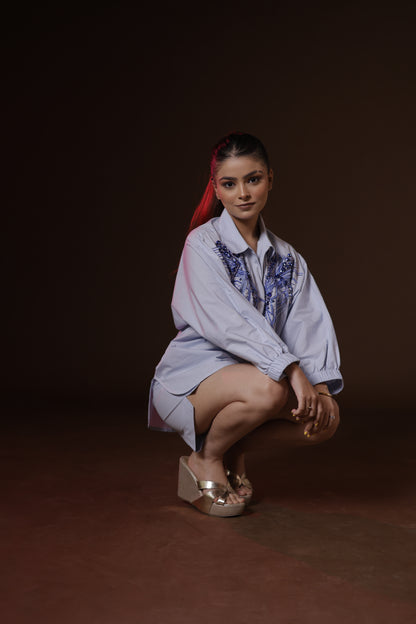 Blue Mirage Co-ord Set