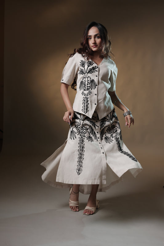 Ivory Artistry Co-Ord Set