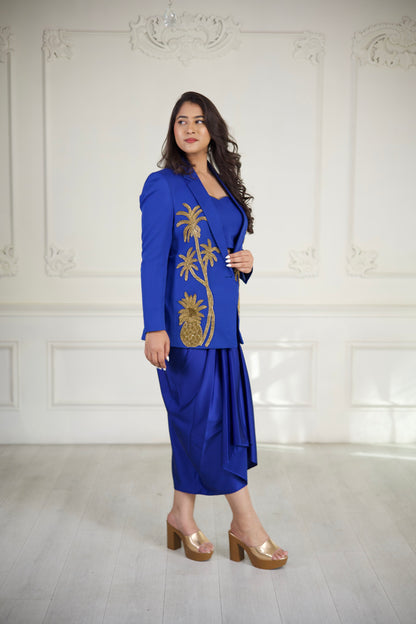 Blue Palm Luxe Co-Ord Set