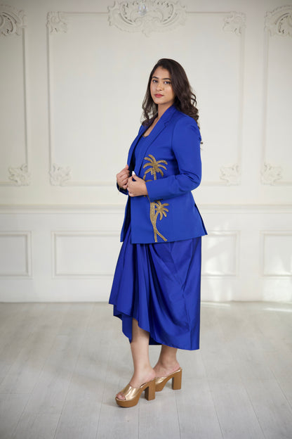 Blue Palm Luxe Co-Ord Set