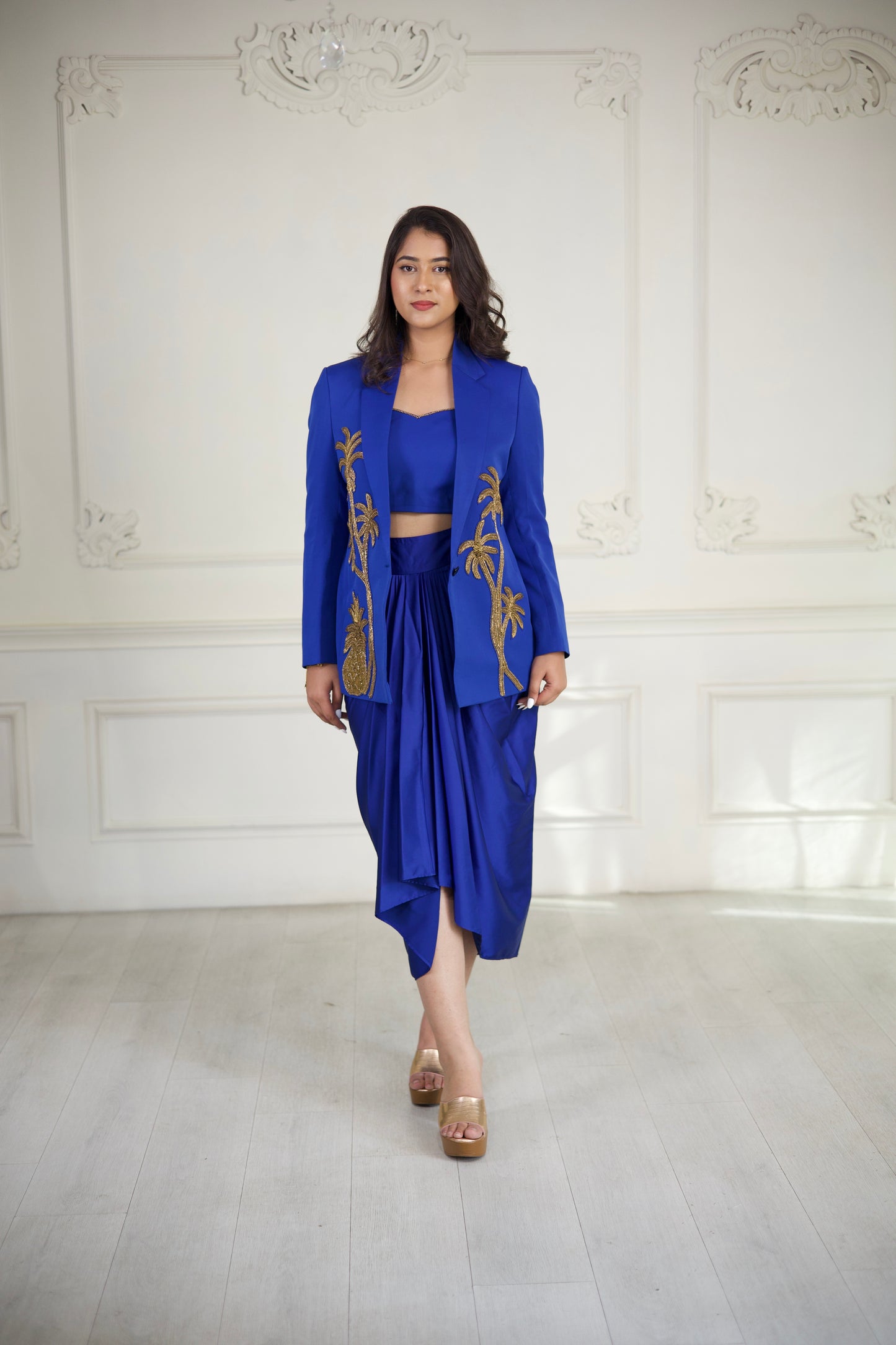 Blue Palm Luxe Co-Ord Set