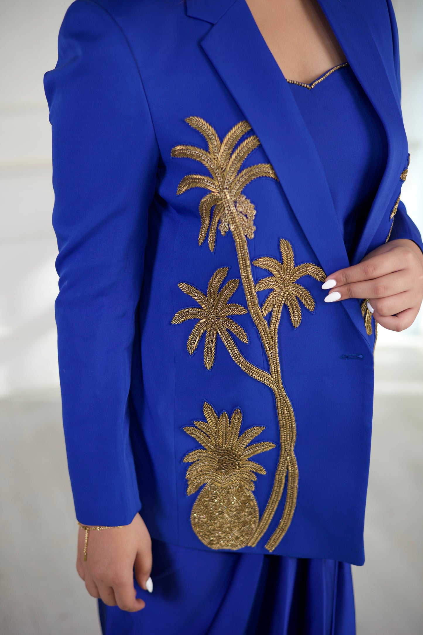 Blue Palm Luxe Co-Ord Set