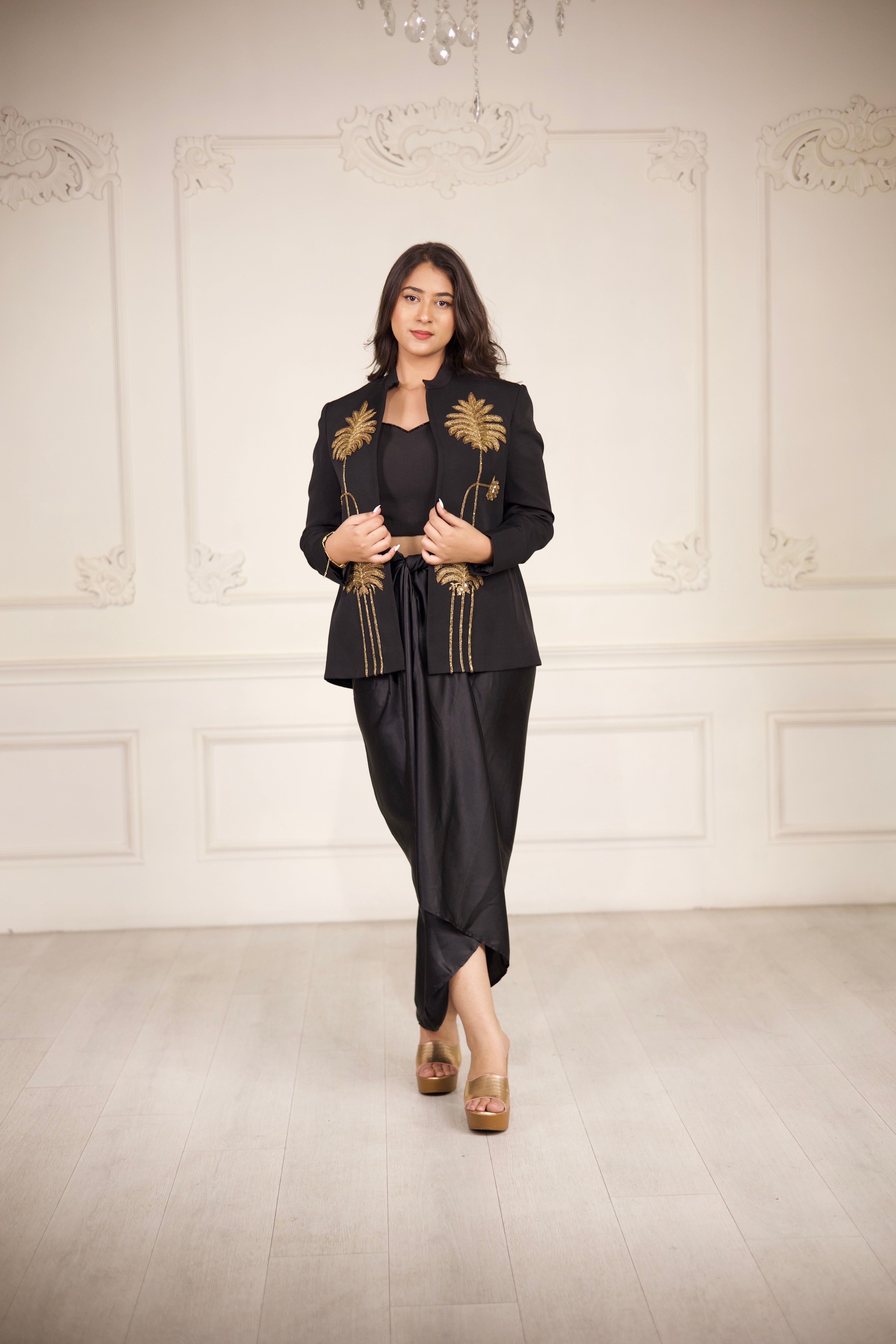 Black Palm Luxe Co-Ord Set